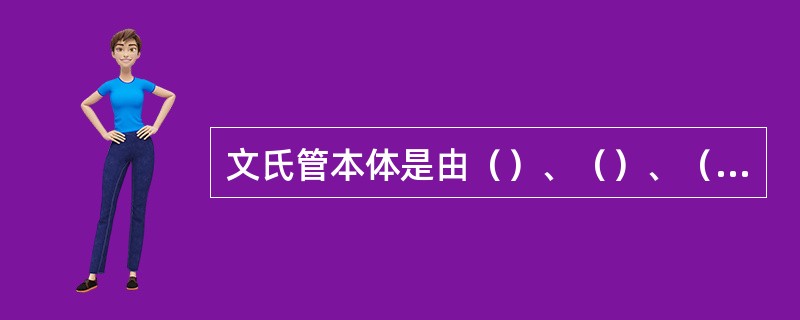 文氏管本体是由（）、（）、（）三部分组成。