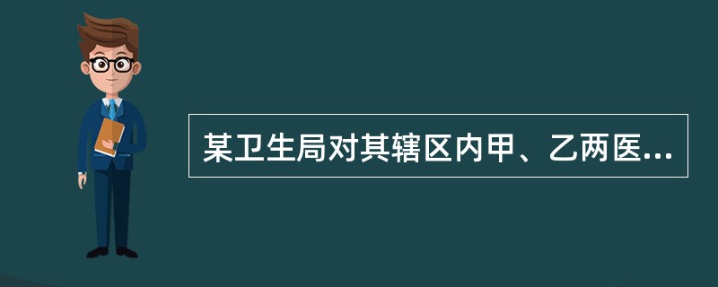 某卫生局对其辖区内甲、乙两医院医疗技术人员的业务素质进行考核，在甲医院随机抽取100人，80人考核结果为优良；乙医院随机抽取150人，100人考核结果为优良。若上题中假设检验结果为P＜0.01且α=0
