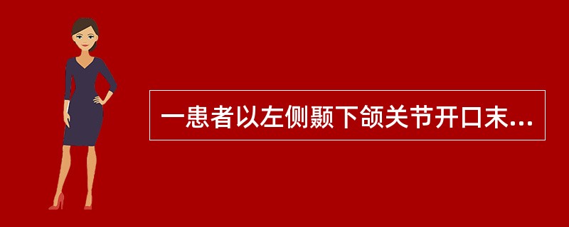 一患者以左侧颞下颌关节开口末、闭口初期弹响就诊，关节检查发现张口度达5.5cm，开口型偏向右侧，X线检查开口位时髁突超过关节结节，关节造影检查未见关节囊、关节盘的改变，你认为此患者最有可能的诊断是（）