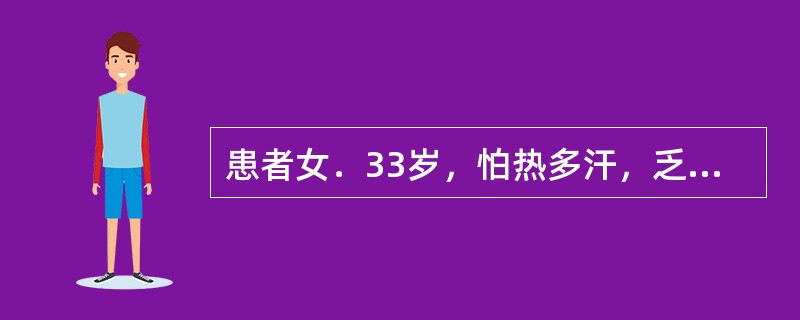患者女．33岁，怕热多汗，乏力，多食易饥3个月就诊。查体：心律齐，心率120次／分，双手颤抖，甲状腺Ⅱ度肿大最可能的诊断是