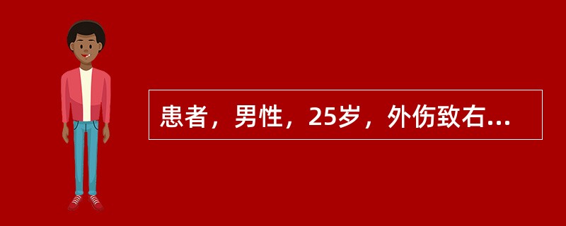 患者，男性，25岁，外伤致右侧胫骨骨折，行右小腿石膏外固定一天后出现患肢剧痛，足背动脉搏动消失，足趾苍白、麻木发凉，小腿张力增高，局部有水疱，牵拉足趾引起小腿疼痛其临床诊断是