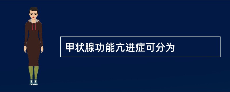 甲状腺功能亢进症可分为