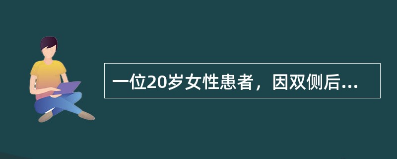 一位20岁女性患者，因双侧后牙咀嚼无力而就诊。检查：双侧上第一磨牙松动Ⅱ度，下切牙松动Ⅰ度，口腔卫生尚好。初步印象为青少年牙周炎。最可能发现的体征是