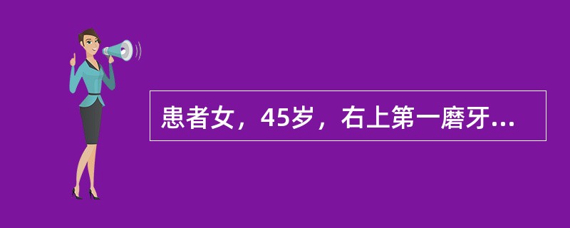 患者女，45岁，右上第一磨牙近多题库面积银汞充填，近中邻间隙食物嵌塞，要求修复如果此牙为死髓牙，牙冠缺损3／4，未行根管治疗术，牙周情况良好，则最佳的治疗方案是