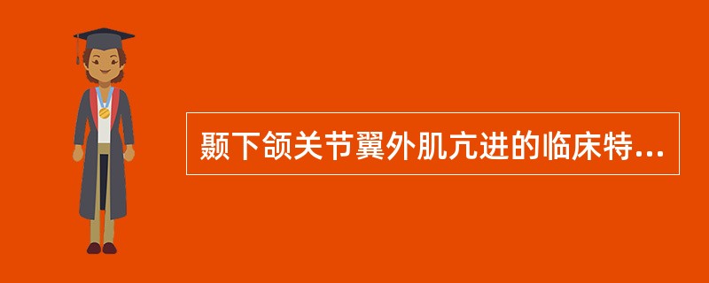颞下颌关节翼外肌亢进的临床特点是