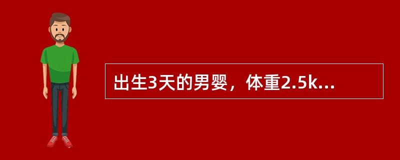 出生3天的男婴，体重2.5kg，生后第1天即出现呕吐，频繁呕吐黄绿色液，一直未排胎便。查体上腹略胀，腹软，无压痛。应首先做的检查是