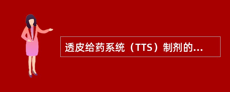 透皮给药系统（TTS）制剂的质量评价有