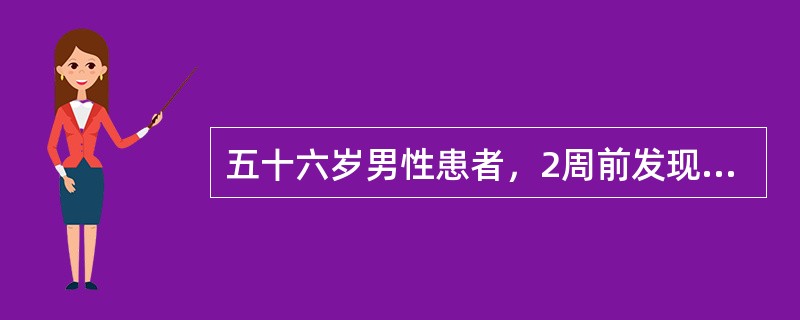 五十六岁男性患者，2周前发现右下后牙龈有小包，平时无明显不适，右下4咬合面龋深及髓，牙髓无活力，叩痛(-)，X线片见右下4根尖X透射区不规则，边界模糊。主诉牙应诊断()