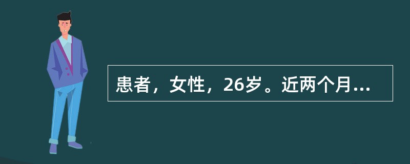 患者，女性，26岁。近两个月来出现发热、关节痛，近一周发生全身水肿、少尿。入院后胸部X线检查显示心包和胸腔积液，实验室检查显示尿蛋白(+++)，血浆白蛋白24g/L，Hb83g/L，血小板60×10&