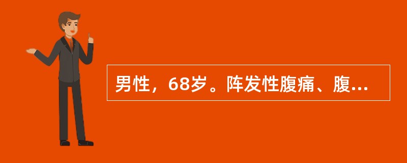 男性，68岁。阵发性腹痛、腹胀，肛门停止排气、排便1天。6年前因急性坏疽性阑尾炎穿孔作过手术。在对患者行钡剂灌肠时发现，钡剂进入400ml后不能灌入，钡影尖端呈鸟嘴状。应诊断