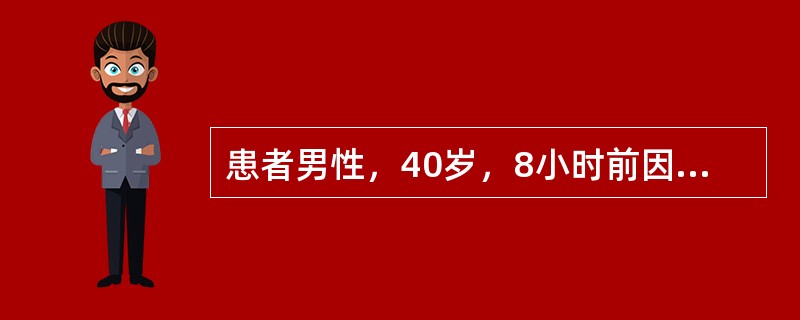 患者男性，40岁，8小时前因塌方砸伤双下肢，伤后排尿一次，红茶色，体检：神清，血压140/90mmHg，心率62次/min，心律不齐，肢体肌张力低。此病人不应选择下列哪项治疗