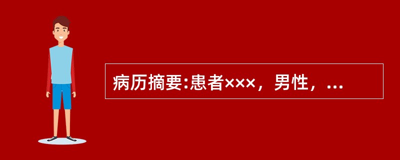 病历摘要:患者×××，男性，21岁，不慎从3米高处坠落，双足着地，出现双足跟肿胀疼痛，腰痛不能站立。查体：腰1棘突有压痛和叩击痛，双足足跟部肿胀，触痛（＋），双下肢感觉正常，双足伸<img bo