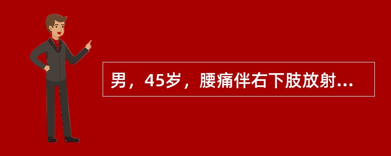 男，45岁，腰痛伴右下肢放射痛加重3天，体检：下腰椎旁压痛，右直腿抬高试验50°，加强试验(+)，右足背外侧皮肤感觉麻木，右足跖屈肌力减弱，踝反射消失，拟为腰椎间盘突出。该病例最可能突出的是哪个椎间隙