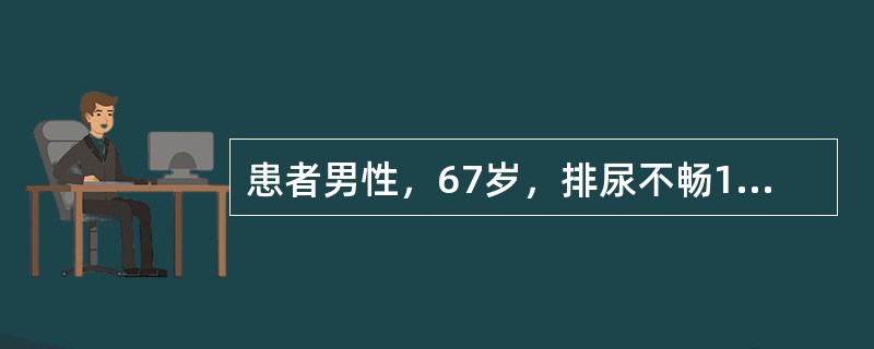 患者男性，67岁，排尿不畅1年，夜尿3次，伴尿频。无尿痛和肉眼血尿。否认糖尿病、高血压、脑血管意外病史。体检：体温36.6℃，脉搏88次／分，呼吸20次／分，血压130/80mmHg。治疗前应该做哪些