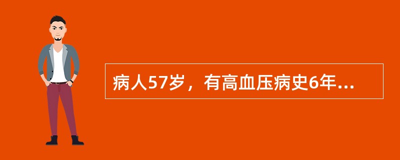 病人57岁，有高血压病史6年，与他人发生口角后突然起病，言语不清，右侧肢体无力，5分种后意识不清。查体：血压220／120mmHg，中度昏迷，瞳孔不等大，左侧5mm＞右侧2mm，左侧对光反射消失，强痛