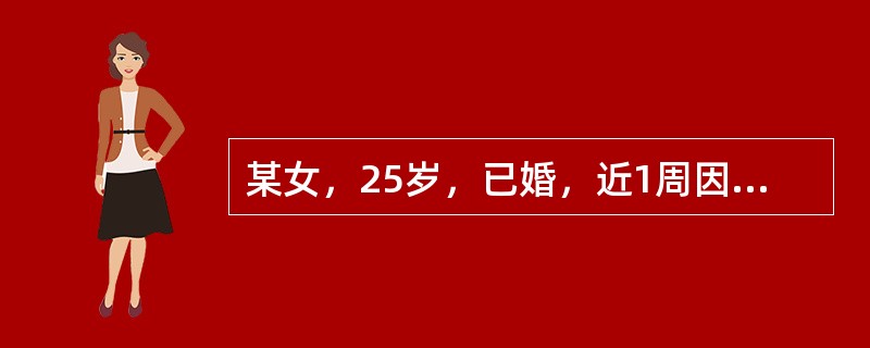 某女，25岁，已婚，近1周因家庭纠纷，出现情绪低落，头晕眼花，入睡困难，食欲减退，消化不良，乏力多疑随着病情发展，发现病人言语减少，不与人交流，动作迟缓。自觉家庭破裂，悲观失望，思维迟缓，且症状有晨重