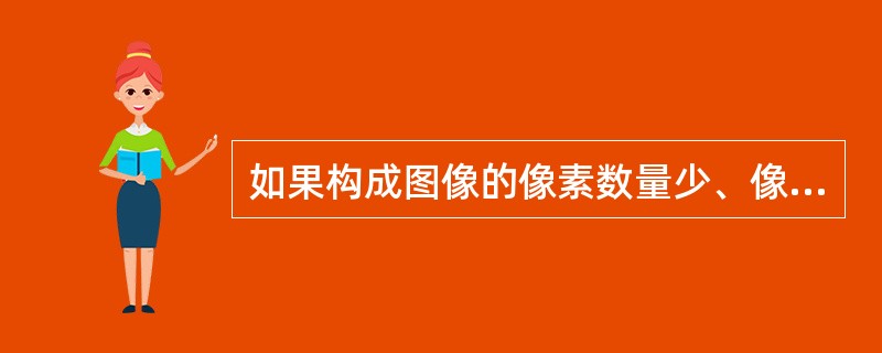 如果构成图像的像素数量少、像素的尺寸大，可观察到的原始图像细节较少，图像的空间分辨率低；反之，像素数量多，图像的空间分辨率高。描述一幅图像需要的像素数量是由每个像素的大小和整个图像的尺寸决定的。在空间