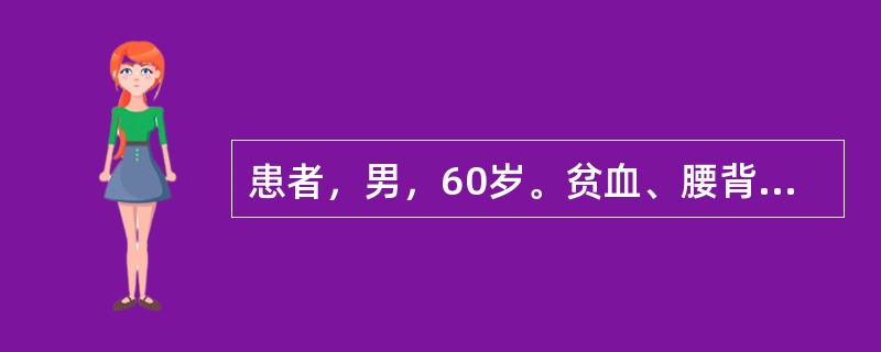 患者，男，60岁。贫血、腰背部及胸骨疼痛并慢性肾衰竭2年余。头颅X线平片和胸椎CT显示骨质疏松和多发骨质破坏。确诊本病，最需要做的检查是
