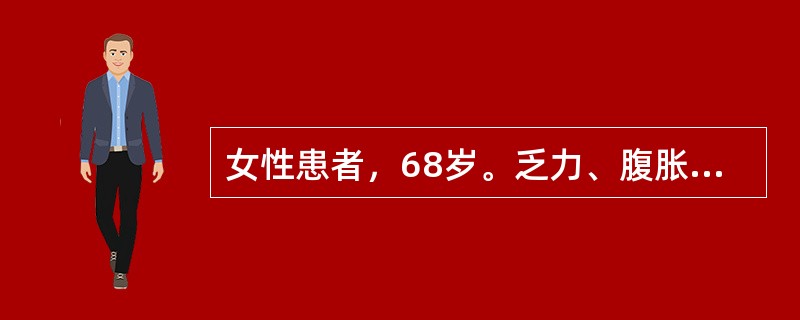 女性患者，68岁。乏力、腹胀、厌食5年。查体：肝病面容，巩膜黄染，结膜苍白，胸前有8枚蜘蛛痣，有肝掌，腹膨隆，肝肋下未触及，脾肋下4cm，移动性浊音阳性，双下肢无水肿。该患者可能的诊断为