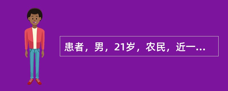 患者，男，21岁，农民，近一月来上腹隐痛不适，解黑粪三天，多次手上，足趾皮疹。查中度贫血。该病人最可能的诊断是()