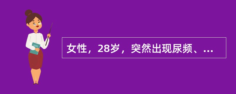 女性，28岁，突然出现尿频、尿痛，进而发热。尿液检查：尿蛋白(2g／24h)，红细胞5～8个／HP，白细胞25～30个／HP。其感染途径考虑为