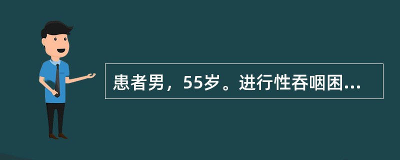 患者男，55岁。进行性吞咽困难7个月，近20d只能进少量牛奶。查体：明显消瘦，脱水，锁骨上可触及肿大淋巴结，X线食管造影见中下段食管有约8cm狭窄，黏膜不规整，上段食管轻度扩张。其治疗方法是