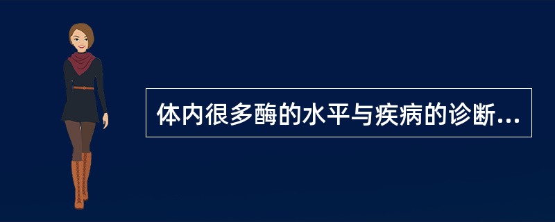 体内很多酶的水平与疾病的诊断有密切关系。多用于急性心肌梗死诊断的酶是