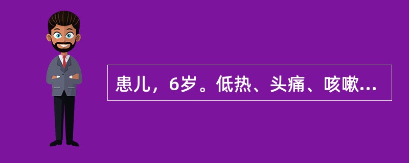 患儿，6岁。低热、头痛、咳嗽一天。今天出现头面部斑疹，后变为丘疹、水疱。查体可见面部较多斑疹、丘疹、水疱，胸、腹、背部也可见散在斑丘疹。该患儿最可能感染的是