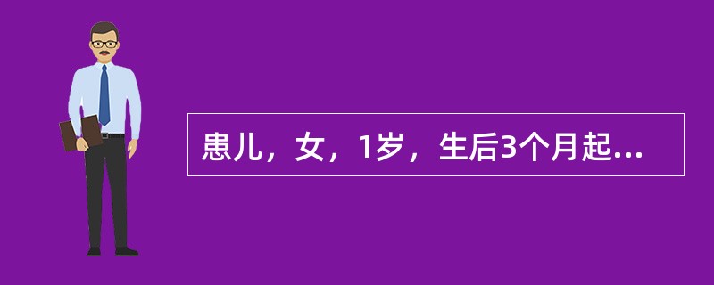 患儿，女，1岁，生后3个月起青紫渐加重，活动后气急，查体：生长发育明显落后，口唇、鼻尖、耳垂、指趾青紫明显，伴杵状指（趾），胸骨左缘闻及Ⅲ级收缩期杂音，肺动脉第二音减弱。该患儿可能的诊断