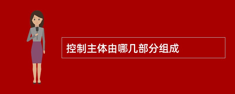 控制主体由哪几部分组成