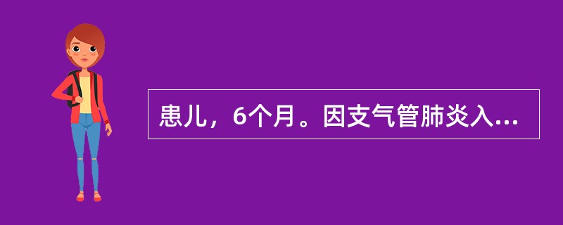 患儿，6个月。因支气管肺炎入院。2小时前突然烦躁，喘憋加重，口周紫绀，心率188次/分，心音低钝，双肺细啰音密集，叩诊正常，肝肋下3cm，心电图T波低平。患儿可能发生的并发症是