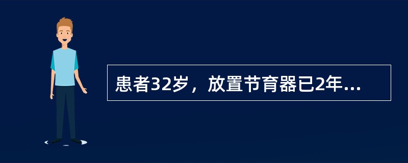 患者32岁，放置节育器已2年，现停经49d，恶心、呕吐3d不能进食，尿HCG(+)。考虑带器妊娠。发生带器妊娠原因。最常见的是以下哪一种