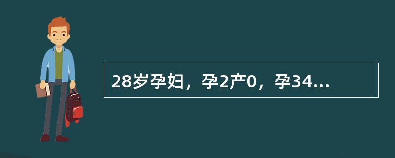 28岁孕妇，孕2产0，孕34周，出现双下肢水肿，休息后不能缓解，现停经36周，有头痛，无恶心、呕吐及视物不清史。检查：血压164/108mmHg，双下肢水肿(++)，尿常规示尿蛋白(++)~(+++)