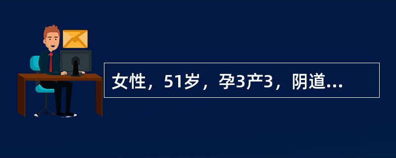 女性，51岁，孕3产3，阴道不规则流血3个月，量时多时少。既往月经规律，3～4天/28～30天，放置宫内节育器（惰性不锈钢环）20年。提问3：为明确诊断，下一步首选以下检查