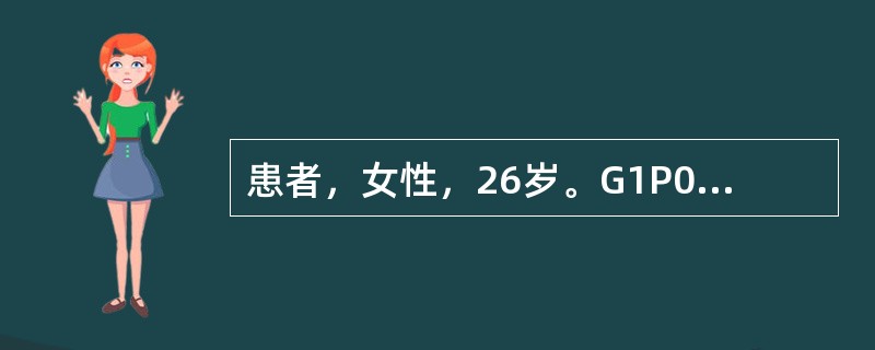 患者，女性，26岁。G1P0A0L0。因"停经36周，食欲差、恶心、呕吐7天，加重2天"入院。患者平素体健，无重大病史可载。既往月经规律，定时产前检查，无异常情况，无药物治疗史。7