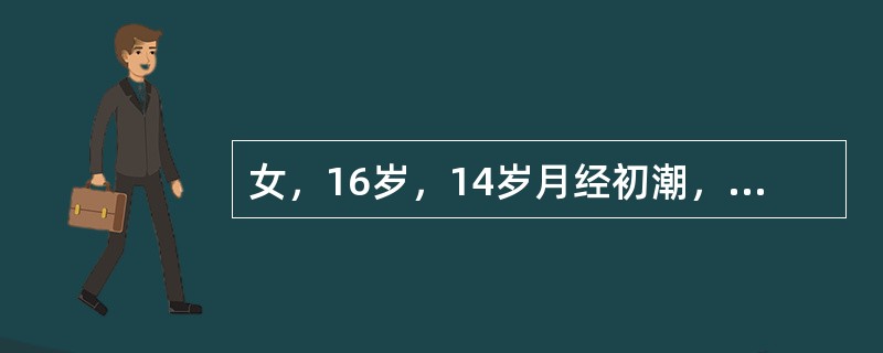 女，16岁，14岁月经初潮，周期24~30天，经期5天。近半年月经来时腹痛，伴恶心、呕吐，第1天为重。检查未发现器质性病变。痛经的治疗考虑下列哪种方案最合理