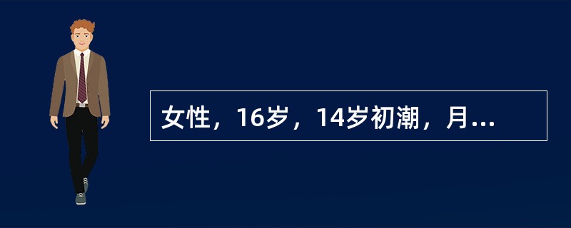 女性，16岁，14岁初潮，月经期第1天下腹痛最剧，持续2～3天缓解，伴恶心、呕吐，月经持续5天，经血通畅。应与以下疾病鉴别，哪项除外