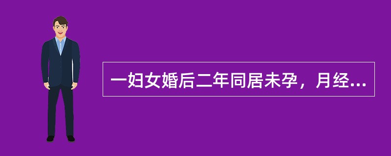 一妇女婚后二年同居未孕，月经规律，末次月经后20天出现阴道淋漓出血半月余，曾用止血药，无效自今晨起小腹痛，出冷汗查BP12/8kPa(90/60mmHg)P110次/分，内诊后穹窿饱满下垂，子宫体水平