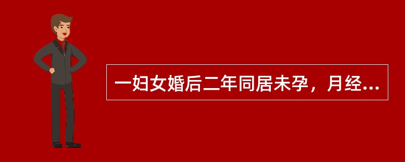 一妇女婚后二年同居未孕，月经规律，末次月经后20天出现阴道淋漓出血半月余，曾用止血药，无效自今晨起小腹痛，出冷汗查BP12/8kPa(90/60mmHg)P110次/分，内诊后穹窿饱满下垂，子宫体水平