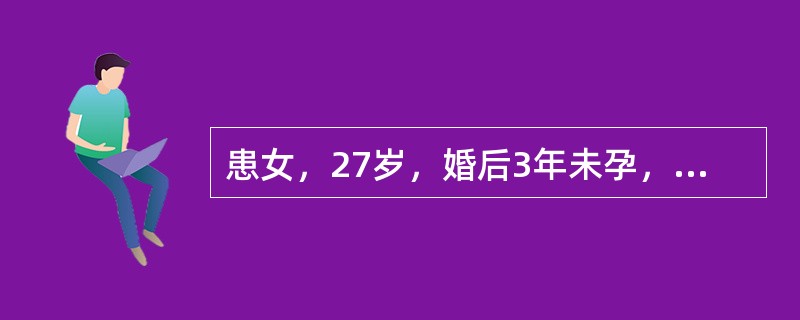 患女，27岁，婚后3年未孕，近2个月盗汗伴低热(37.3～37.5℃)，食欲不振。检查：子宫后倾，稍小，活动差，双附件区可及直径4cm的肿块，不活动，血沉60mm／h。此患者如果月经周期正常，拟取子宫