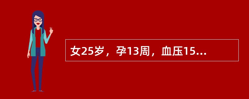 女25岁，孕13周，血压150／90mmHg，尿蛋白+++伴颗粒管型，全身水肿，BUN5.3mmol／L，10岁曾患急性肾炎，治疗后痊愈现急诊入院应选用何种方法