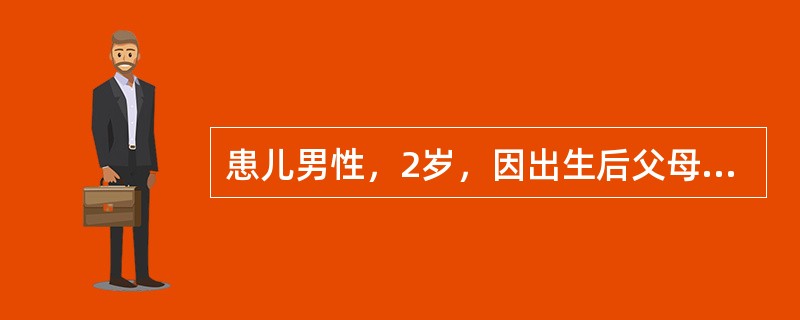 患儿男性，2岁，因出生后父母发现其右侧阴囊内空虚入院，查体发现：患儿左侧睾丸正常，右侧阴囊内未及睾丸。该患儿考虑何种诊断