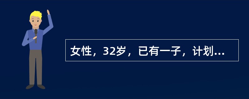 女性，32岁，已有一子，计划长期避孕，现患高血压疾病，血压波动140～150/90～95mmHg，前来计划生育门诊咨询。五年后该女血压进行性升高波动160～165/95～99mmHg之间，适宜采用的避