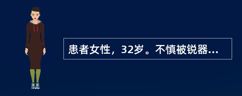 患者女性，32岁。不慎被锐器划破面部皮肤12小时，检查左面颊皮肤全层裂开约3cm，有血痂。该开放性伤口属于