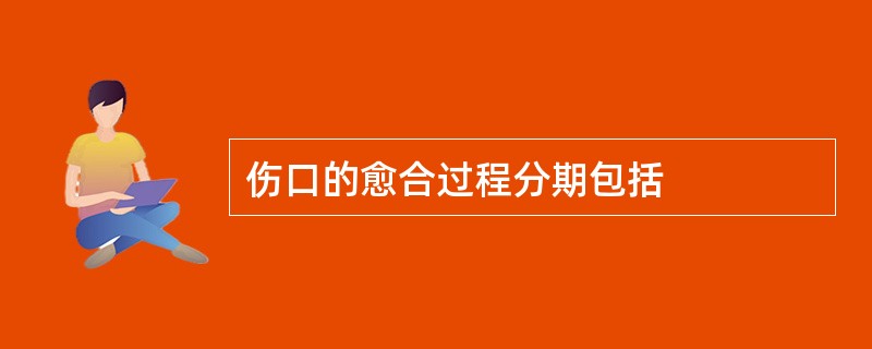 伤口的愈合过程分期包括