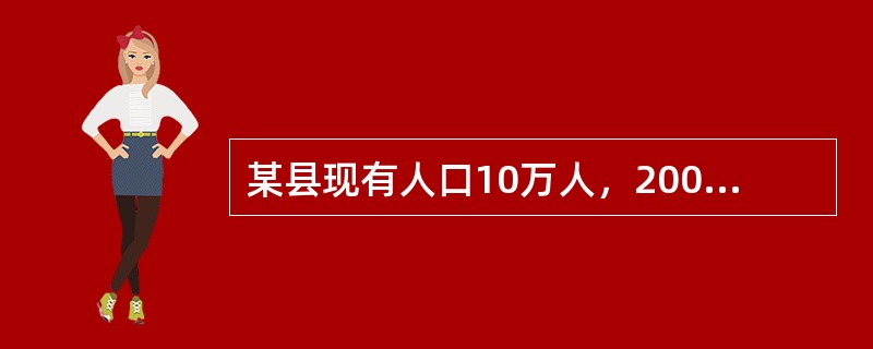 某县现有人口10万人，2009年因各种疾病死亡1000人，该年共发生结核患者300人，原有结核患者400人。该县结核的患病率是