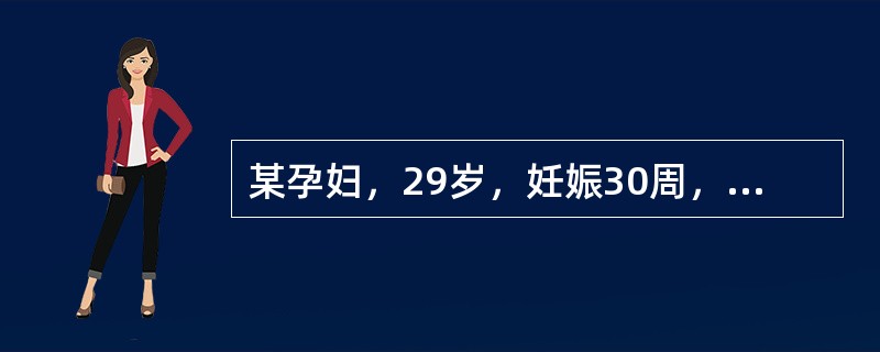 某孕妇，29岁，妊娠30周，阴道少量流血2天，感下腹坠痛2小时。胎心率150次／分。肛门检查：宫口扩张可容指尖，胎头先露，高浮。该孕妇最可能的诊断是