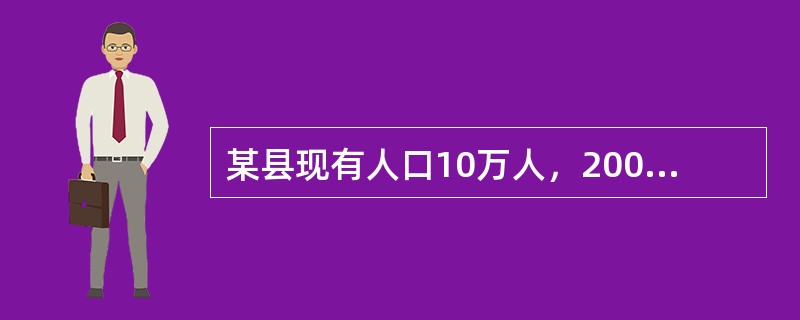 某县现有人口10万人，2009年因各种疾病死亡1000人，该年共发生结核患者300人，原有结核患者400人。该县结核的发病率是