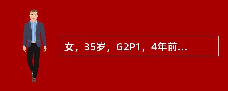 女，35岁，G2P1，4年前剖宫产1次，2年前因带器妊娠行人工流产，现停经4个月。B型超声检查示胎儿双顶径4.5cm，有慢性肾炎5年，尿蛋白(+)肾功能正常。引产后，采用何种避孕措施为宜