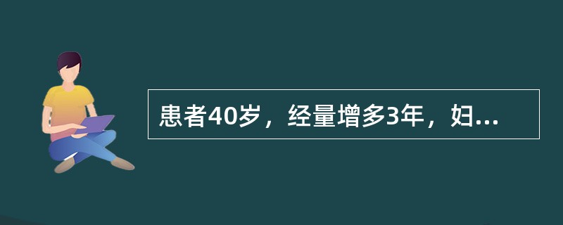 患者40岁，经量增多3年，妇科检查子宫增大如孕2个月，彩超提示子宫肌瘤。较早出现月经不规律的类型是